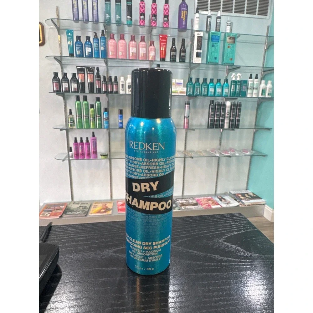 Redken Dry Shampoo 3.1 oz Deep Clean Blue Maximum Oil Absorption NEW